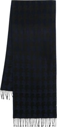 Karl Lagerfeld Sciarpa con frange - Blu