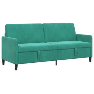 vidaXL Divano Con Storage Turchese 192 X 78 X 87 Cm Poliestere Vidaxl