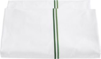 Matouk Essex Duvet Cover in Green at Nordstrom, Size Full