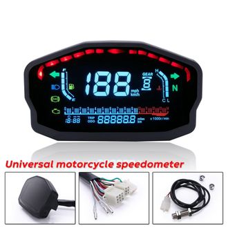 OEM Veloc&iacute;metro Para Motocicletas - Od&oacute;metro Digital - Para 1, 2 Y 4 Cilindros (indicador Y Sensor)