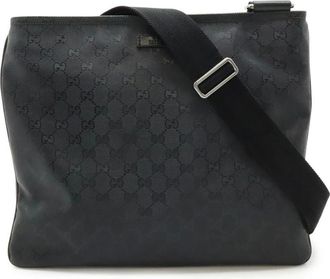 Gucci Pre-owned Cross Body Bags, female, Black, Size: ONE SIZE Pre-owned Convertible Shoulder Bag
