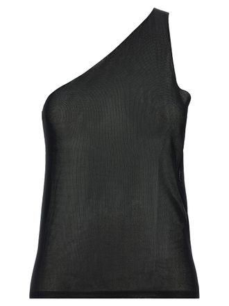 Fendi Semi-Transparent Silk Organza Sweater - Black