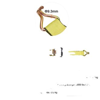 OEM Correa De Sujeci&oacute;n Con Trinquete, Alta Capacidad De Carga, Dise&ntilde;o De Gancho Vers&aacute;til, 2 X 15 Pulgadas