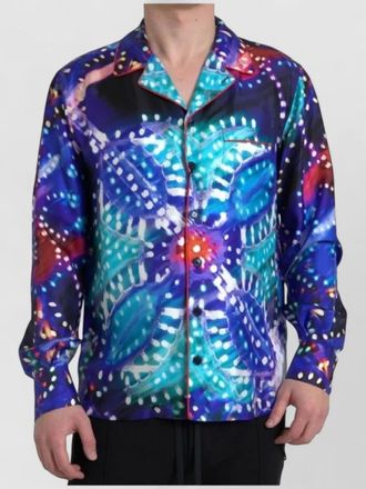 Dolce & Gabbana silk printed pajama shirt