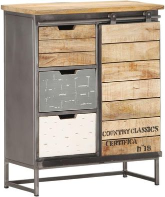 vidaXL Aparador De Madera Maciza De Mango 60x30x70 Cm Vidaxl