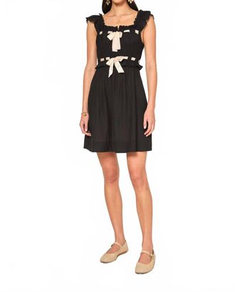 Rixo Devin Dress In Black