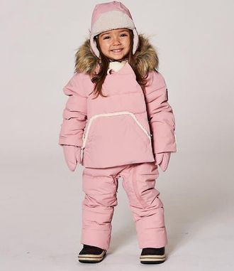 Deux par Deux One-Piece Snug Snowsuit Designed for Car Seat in Pink at Nordstrom, Size 6M