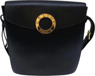 Celine Pre-owned Cross Body Bags, female, Blue, Size: ONE SIZE Pre-owned Vintage Cross Body Bag