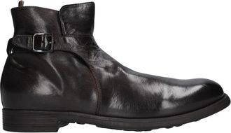 Officine Creative Chronicle 068 Enkellaarsjes - Heren - Enkellaarsjes - Bruin - 43 1/2 EU - Leer - Schoenen