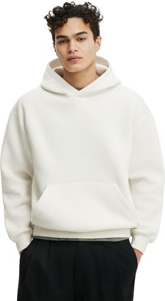 Cotton On Mens Box Fit Hoodie in Chalk White at Nordstrom, Size Xx-Small
