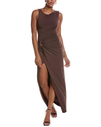 Bardot Reed Gold Detail Maxi Dress