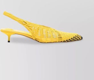 Jacquemus leather slingback pumps