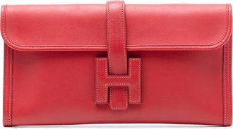 Hermès Red Swift Jige Elan 29