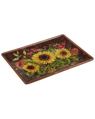 Certified International Harvest Blessings Rectangular Platter