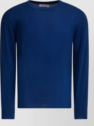 Brunello Cucinelli cotton crew neck knitwear long sleeves