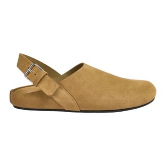 Liviana Conti Clogs, female, Beige, Size: 10 US Mules Flat in Vitello Scamosciato