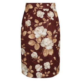 Dolce & Gabbana Dames, Rokken, Veelkleurig, Maat: XS Katoen