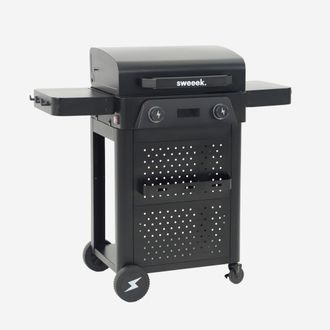Sweeek Barbacoa El&eacute;ctrica De Acero Esmaltado 2 Quemadores 2300 W