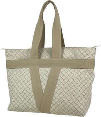 Bottega Veneta Pre-owned Vintage Rubber Tote Bag - Dames - Vintage Shopper - Beige - ONE Size - Vintage