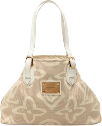 Louis Vuitton Pre-owned Handbags, female, Beige, Size: ONE SIZE Pre-owned Tahitienne Cabas PM