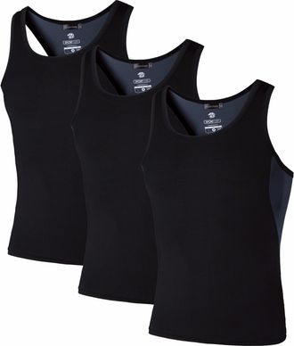 Jeansian Mens 3 Packs Sport Compression Tank Tops Vests Shirt LSL203 PackA XXL