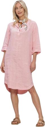 Nukus Nukus, Kleedjes, Dames, Roze, S, Linnen, Kate Dress Mix