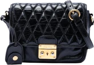 Miu Miu Borsa a tracolla pre-owned trapuntata - - Pre-owned - Donna - Nero - ONE SIZE