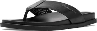 Kenneth Cole Worly Mens Sandals Black Leather : 10 M, Leather/Suede