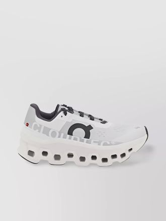 On cloudmonster perforated sole sneakers