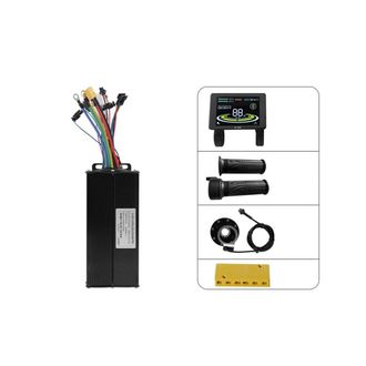 OEM Kit De Conversi&oacute;n Power Boost Li-ion H-100 Con Color&iacute;metro, Controlador De 40 A Y Kit De Refuerzo De Manillar 20x Con Caja De Conexiones