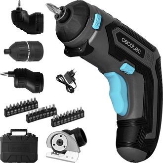 Cecotec Cecotec Atornillador A Bater&iacute;a Compacto Powergyro 3500 Total Set. 4v 1500mah, Incluye 4 Cabezales Intercambiables, 200rpm