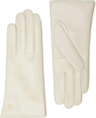 Isabel Bernard Accessoires, Dames, Beige, 8 1/2 IN, Leer, Honor&eacute; Eleanor Geitenleer Handschoenen