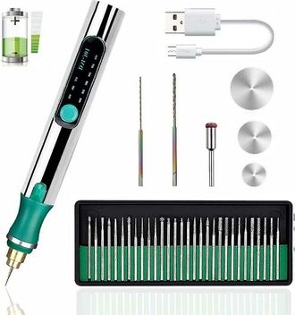 OEM Mini Grabador El&eacute;ctrico Inal&aacute;mbrico, Pluma De Grabado, Herramienta Rotativa