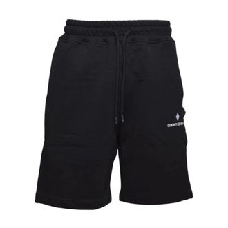 Marcelo Burlon Pantalones cortos tipo bermuda - Shorts - Hombre - Negro - S