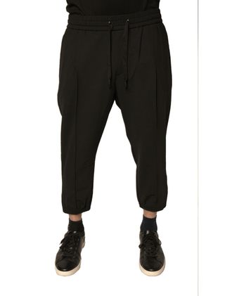 Dolce & Gabbana Gecropte Broek Relaxed Fit