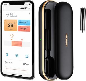 OEM Term&oacute;metro Para Carne, Conectividad Bluetooth, Dise&ntilde;o Impermeable, Int-11p-b