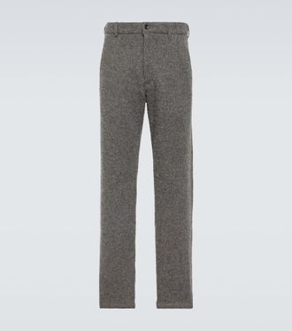 Comme Des Garçons Straight wool-blend pants