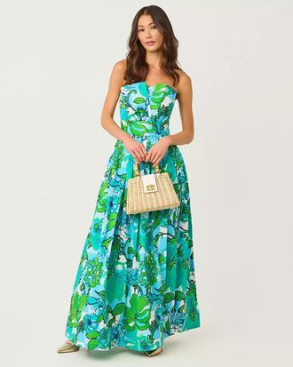 Lilly Pulitzer Ivella Strapless Maxi Dress