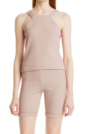 Club Monaco Womens Pink Cotton Blend Shell Top - X-Small