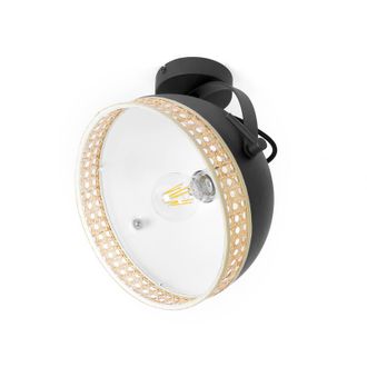 Lindby L&aacute;mpara De Techo lonnaris (vintage) En Negro Hecho De Metal E.o. Para Sal&oacute;n & Comedor (1 Llama, E27) De Lindby L&aacute;mpara De Techo, L&aacute;mpara