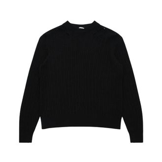 _J.L-A.L_ Jersey de punto con cuello redondo - Knitwear - Hombre - Negro - L