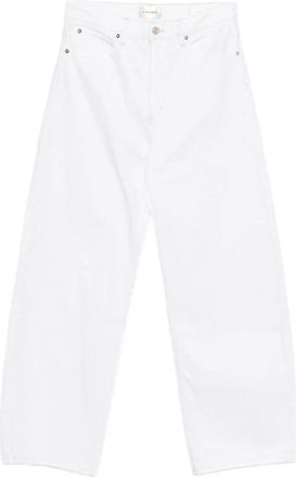 Frame Denim Straight Jeans - Dames - Loose Fit Jeans - Wit - W25 - Katoen - Jeans
