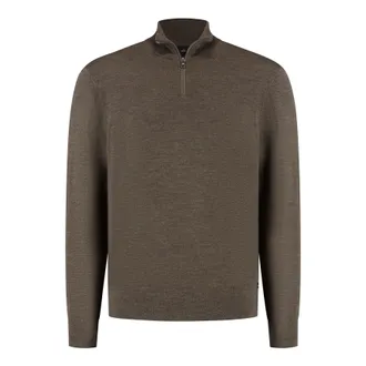 Wahts Mens Knitwear, TargetGroup:Men Taupe Melange / XXL