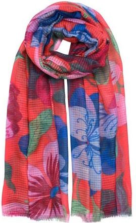Echo Island Floral Wrap in Orange Poppy at Nordstrom