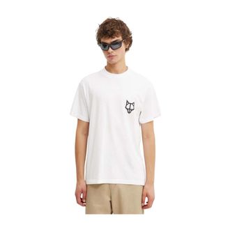 Naked Wolfe Tops, Heren, Wit, M, T-Shirts