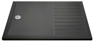 Balterley Premium Walk In Shower Tray Slate Grey 1400mm x 900mm