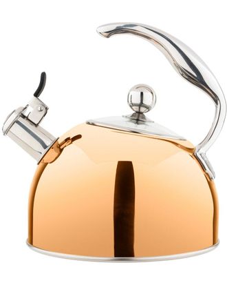Viking 2.6Qt Rose Gold Stainless Steel Whistling Kettle