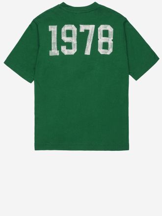 Diesel Logo-Printed Cotton T-Shirt - Green