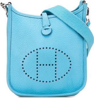 Herm&egrave;s Evelyne Schoudertas Leer