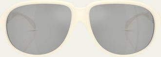 Moncler Mens ME8001 Aviator Sunglasses